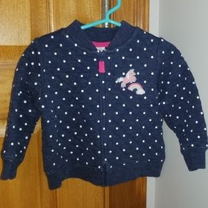 Carters 12 months polka dot sweatshirt